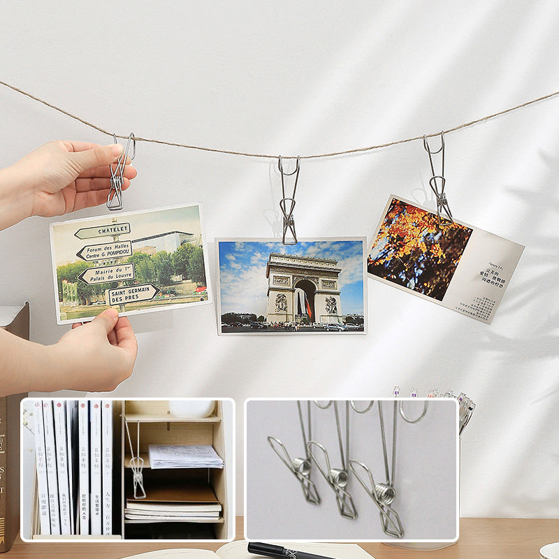 Stainless Steel Laundry Clips Hook Clip