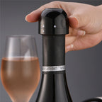 Silicone sealed wine, beer, champagne stopper