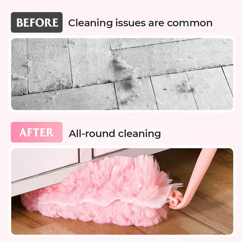 Foldable, washable electrostatic duster
