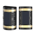 Solar lamp with intelligent light control – outdoor wall light with automatic night detection