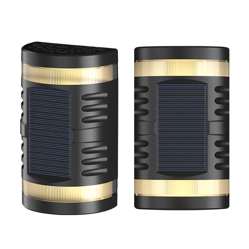 Solar lamp with intelligent light control – outdoor wall light with automatic night detection
