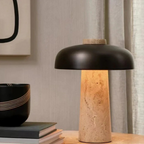 Luxury Travertine LED Table Lamp