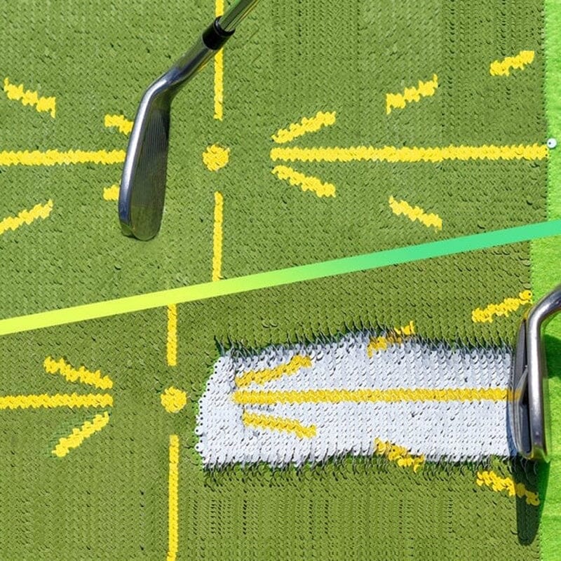 Golf Training Mat for Swing Detection Hitting