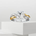 Creative Parent-Child Bear Ring