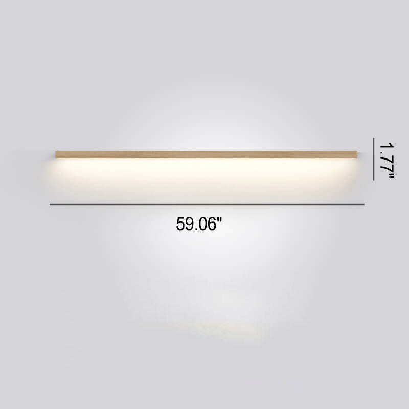 ZenBeam Japanese LED Wall Light | Solid Wood Design | Modern Accent Lighting