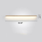 ZenBeam Japanese LED Wall Light | Solid Wood Design | Modern Accent Lighting