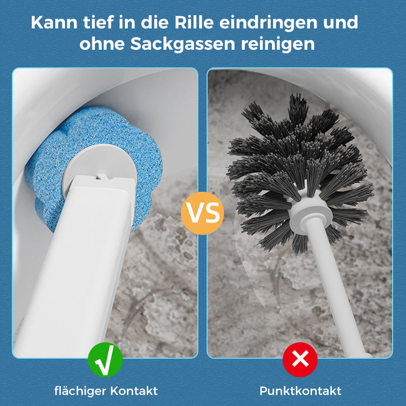 Disposable toilet brush