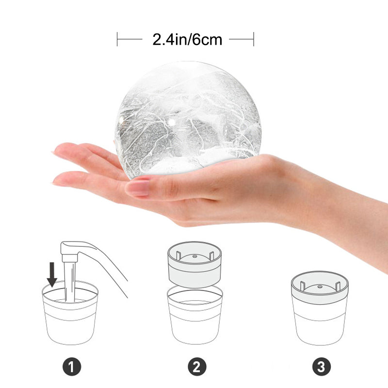 Stackable round hockey mold