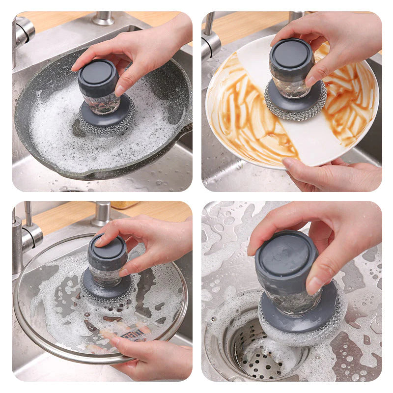 Pressure Stain Cleaning Brush