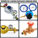 Pressure reduction valve key for gas tank