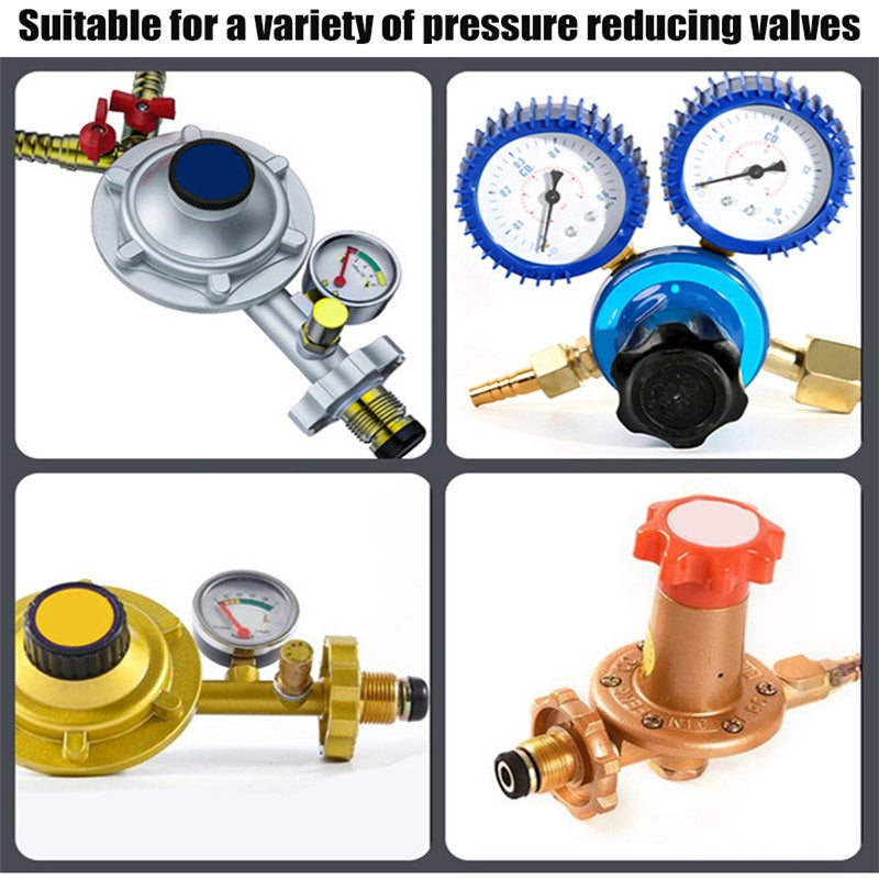Pressure reduction valve key for gas tank