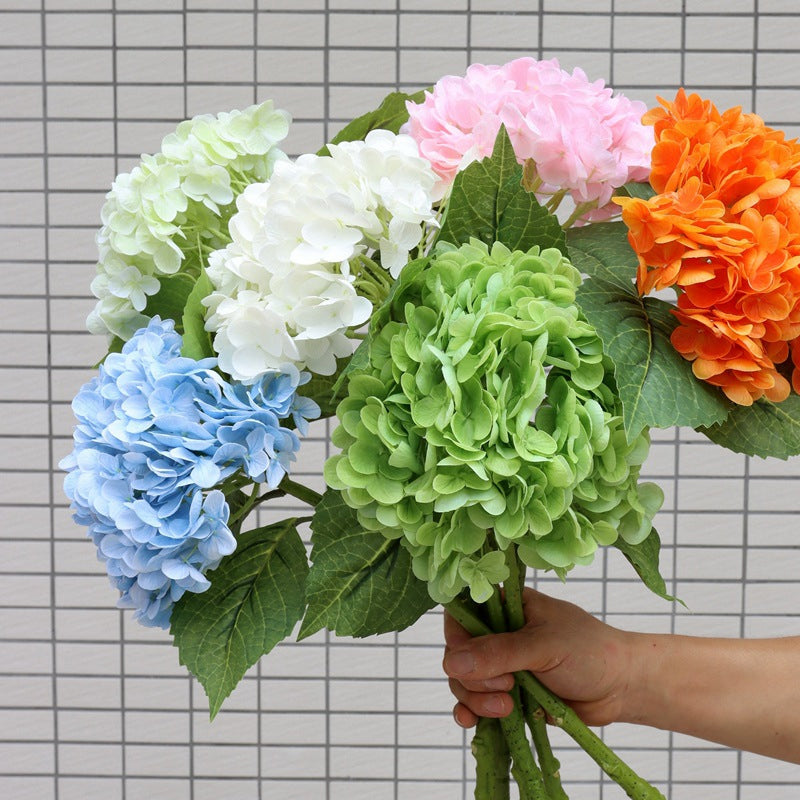 Artificial Hydrangea Flowers Outdoors