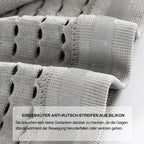 Multifunctional, breathable, concealed hip bag made of knit