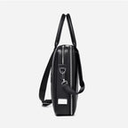 Manhattan Leather Business Laptop Briefcase Crossbody Handbag