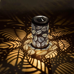 Solar Outdoor Lamp with Leaf Pattern