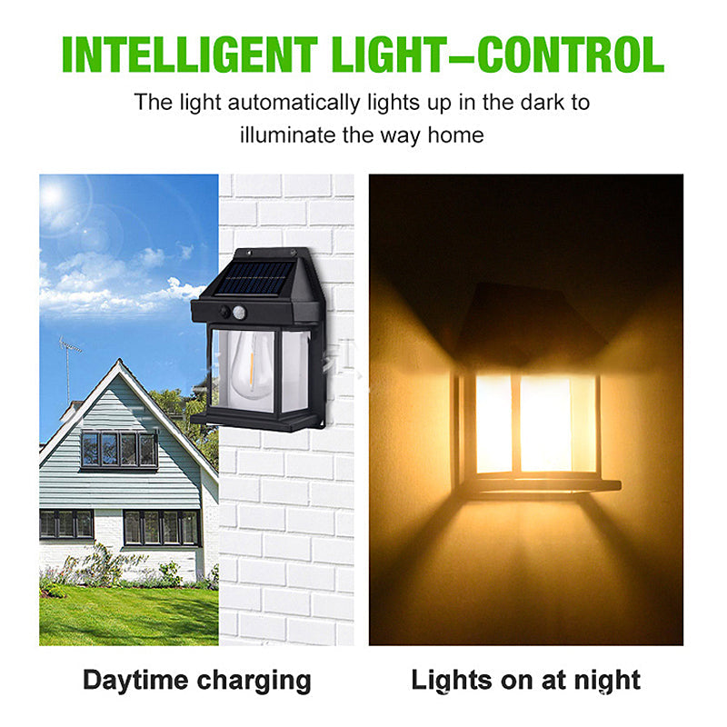 Solar Wolfram Wall Light