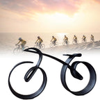 Bicycle jewelry made of metal