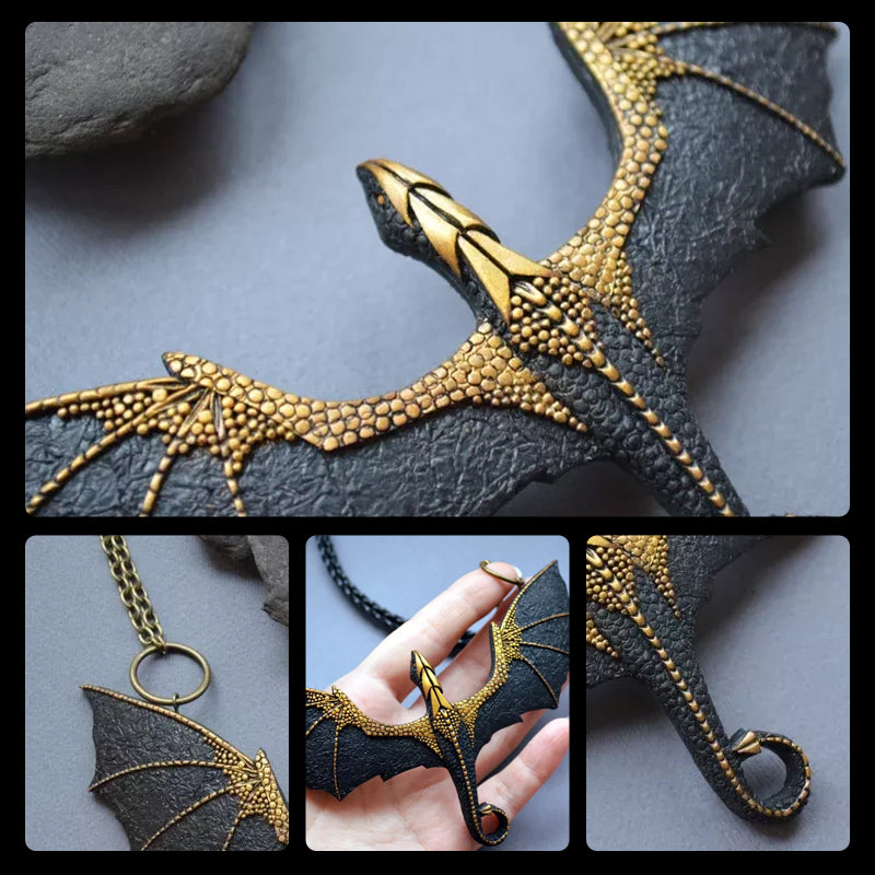 Flying Dragons Necklace