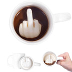 Personalized ceramic long finger cup