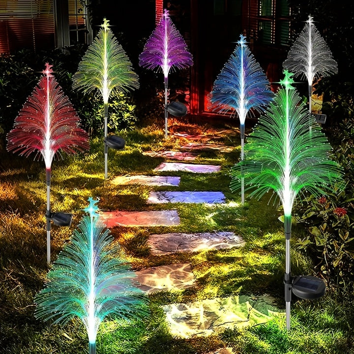 LightGarden Solar Set – 3 Color Changing LED Garden Lights on Solar Power