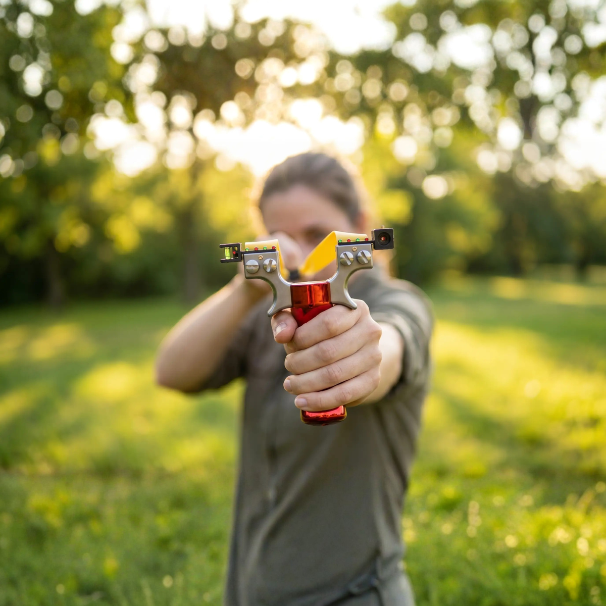 Laser Lock High-Precision Slingshot