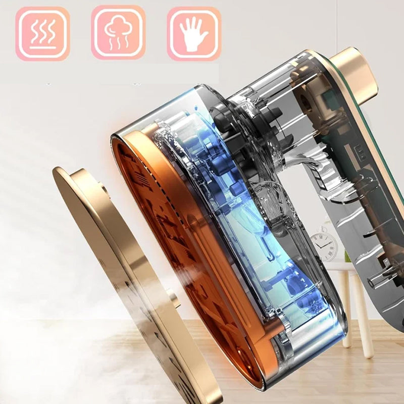 Handheld portable foldable steamer