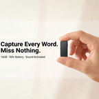 Miniature Voice Recorder – Small, Discreet, and Powerful Audio Capture | Perfect for Stealth Recording and Voice Activation
