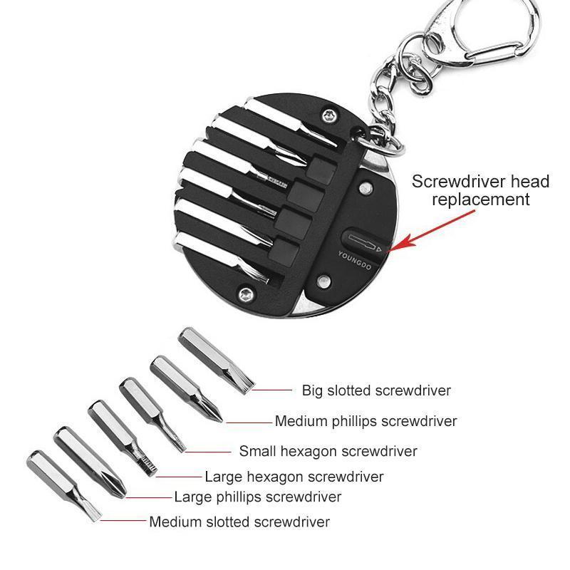 Multifunctional Coin Screwdriver