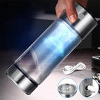Water bottle for hydrogen generation