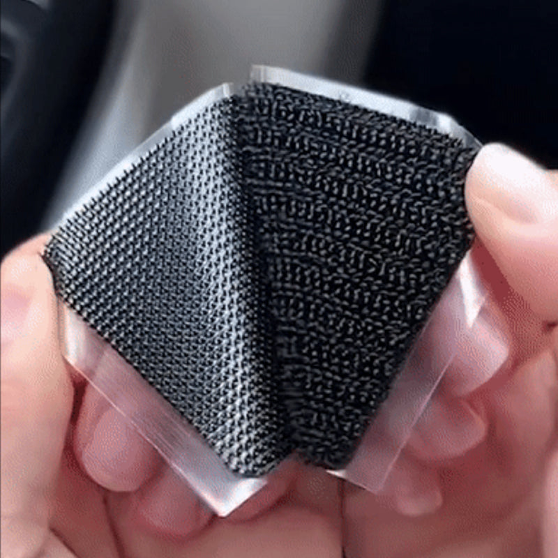 Invisible mounting stickers for floor mats