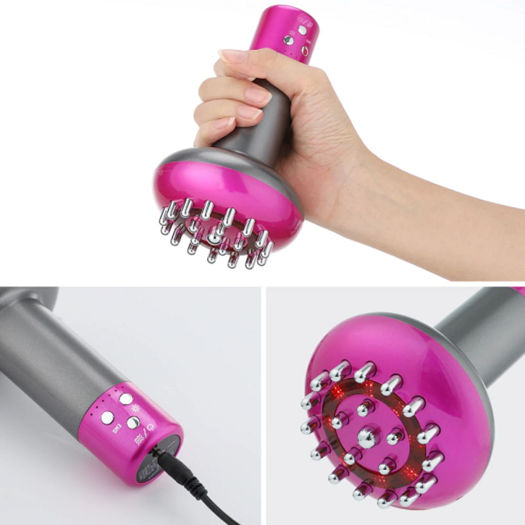 LumiSculpt Electric Cellulite Meridian Brush Massager | Skin Firming Device - Lymphatic Drainage and Muscle Relaxation for Home Use