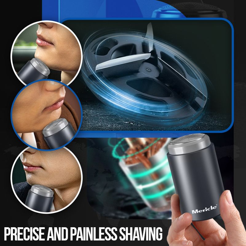 Compact, washable electric razor