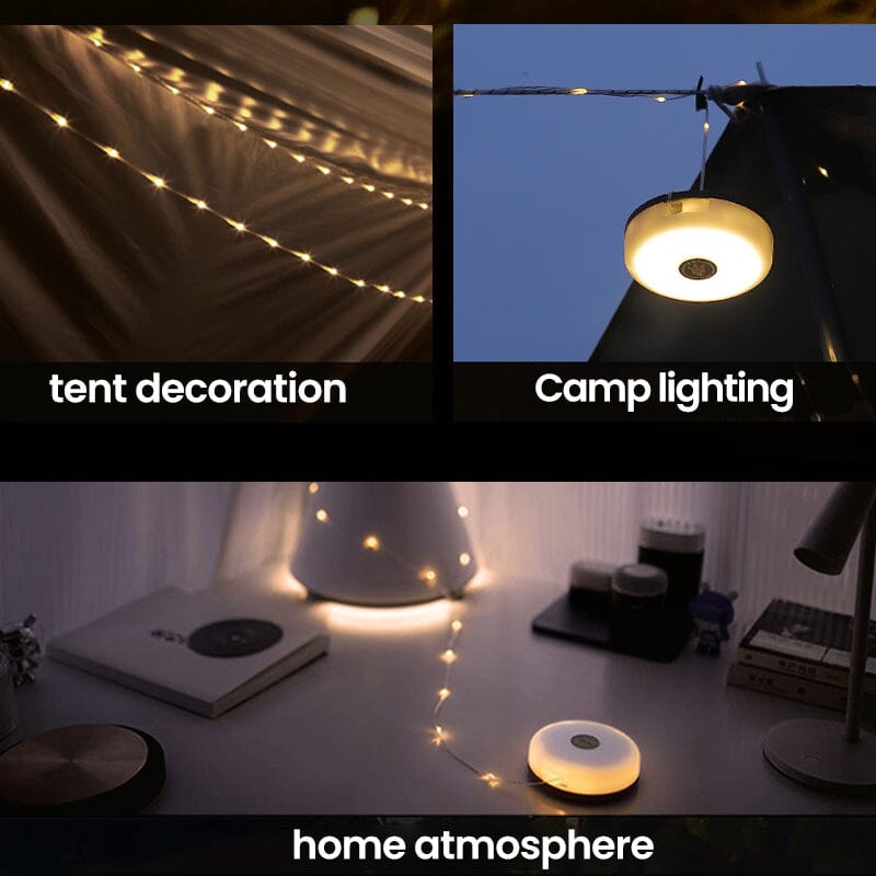 Outdoor waterproof portable storage fairy lights