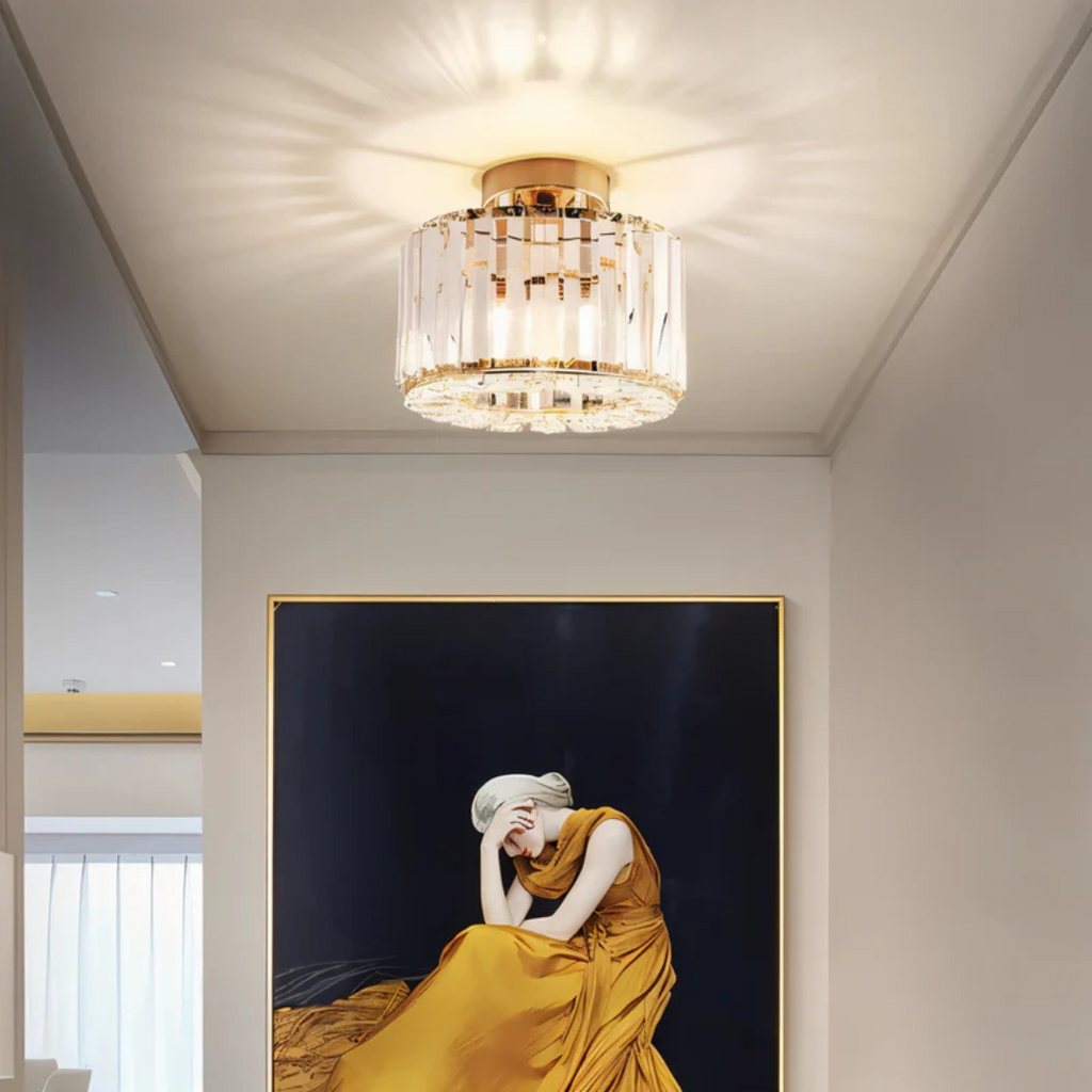Luxury Crystal Ceiling Lamp | Radiant Ceiling Lighting