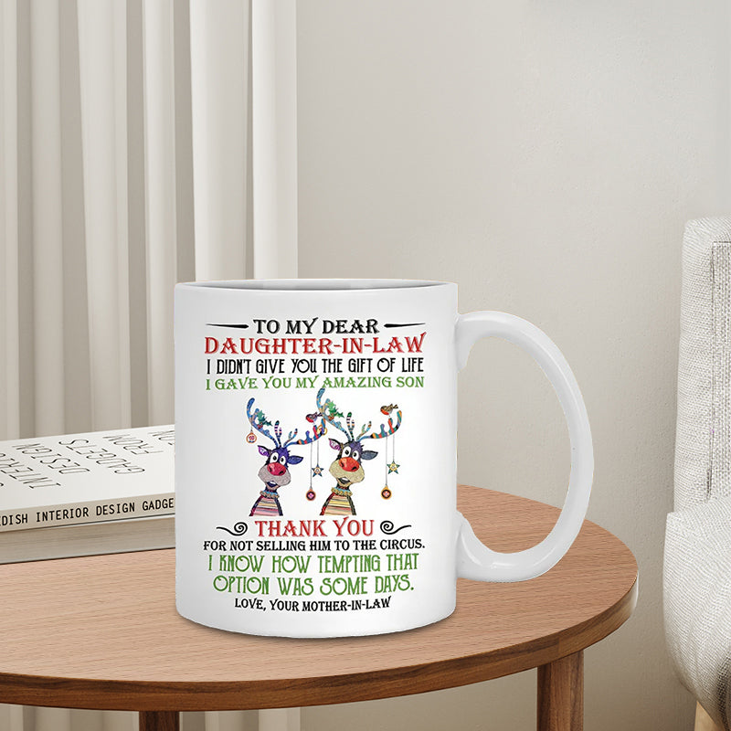 I have given you my amazing son - Best gift for daughter-in-law mugs