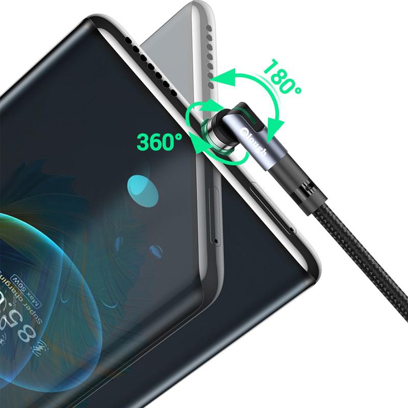 540° rotatable magnetic charging cable