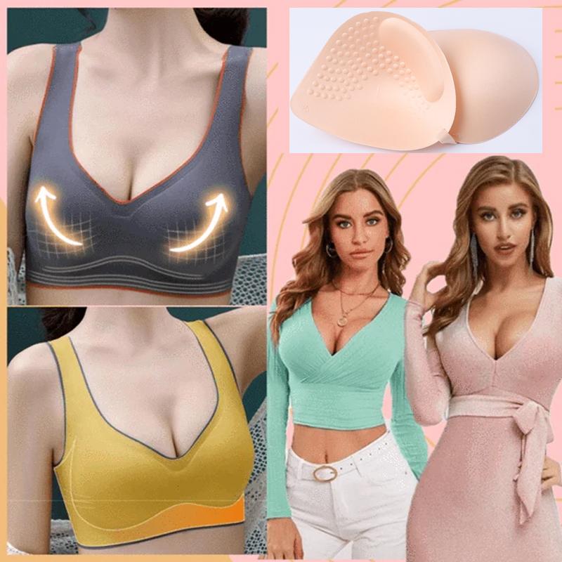 Latex seamless Push-Up bra