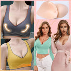 Latex seamless Push-Up bra