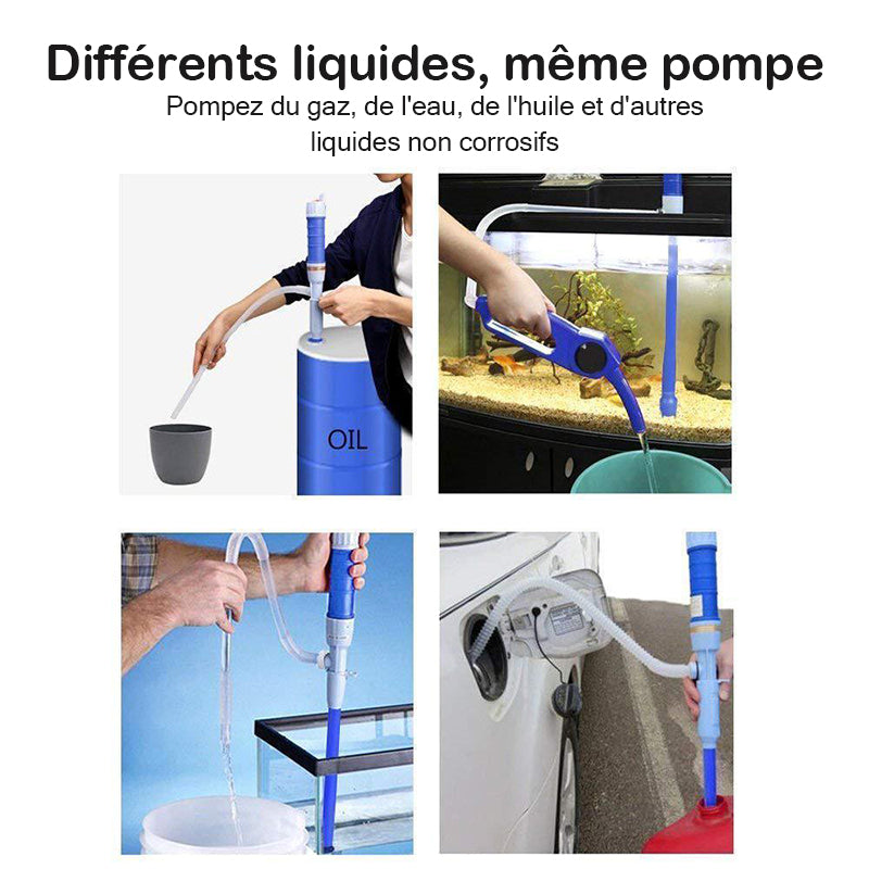 Pump Siphon for Liquid Transfer with Batteries