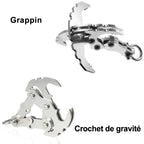 Ciaovie Collapsible Gravity Hook Made of Stainless Steel