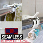 Nail-free adjustable rod holder