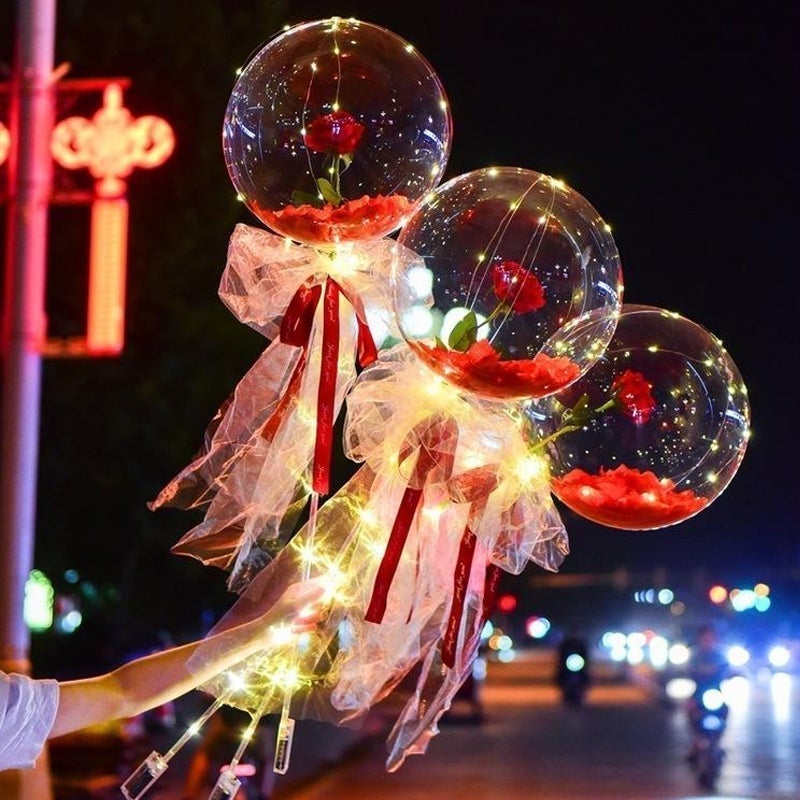 LED Illuminated Balloon Bouquet