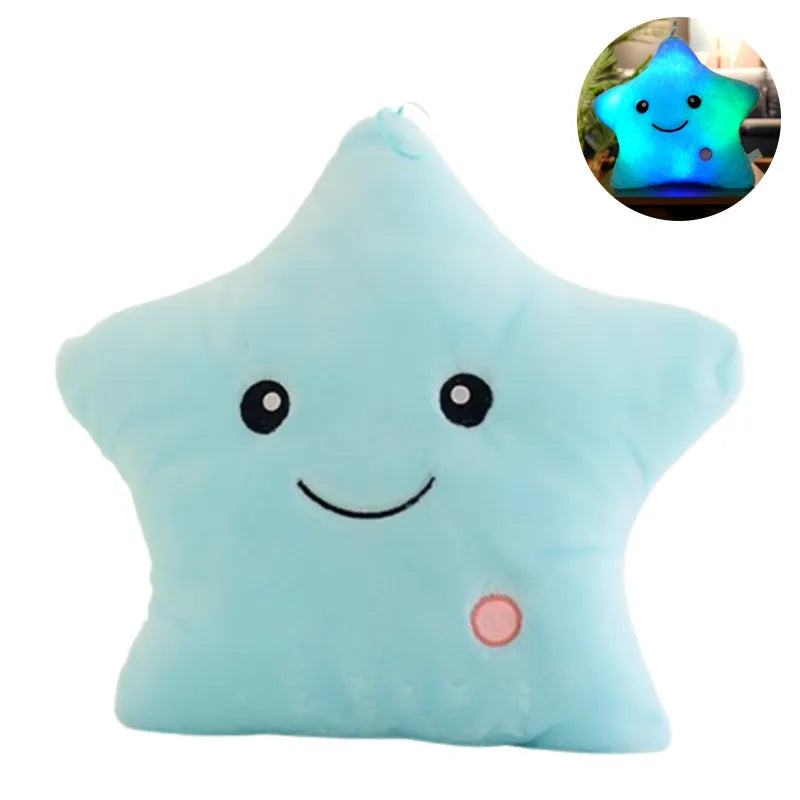 Bright LED Star Cuddly Pillow for Kids