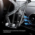 Removable smartphone holder for car