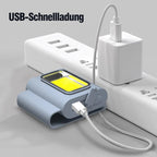 Multifunctional running light with magnetic charging
