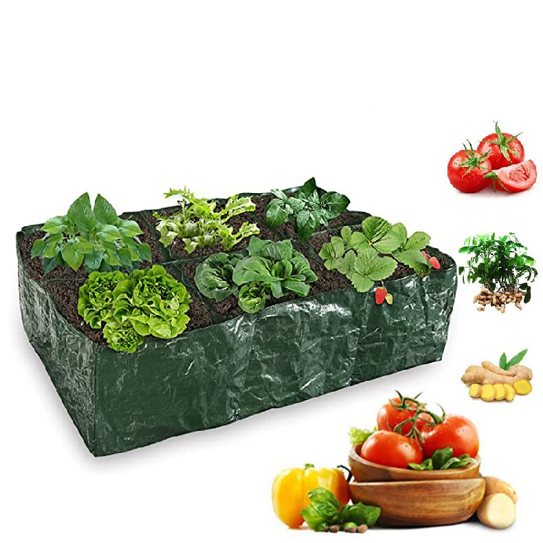 Planting bag with multiple compartments – Robust garden storage for plants and herbs