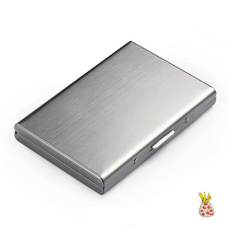 Ultral thin card case with theft and demagnetization protection