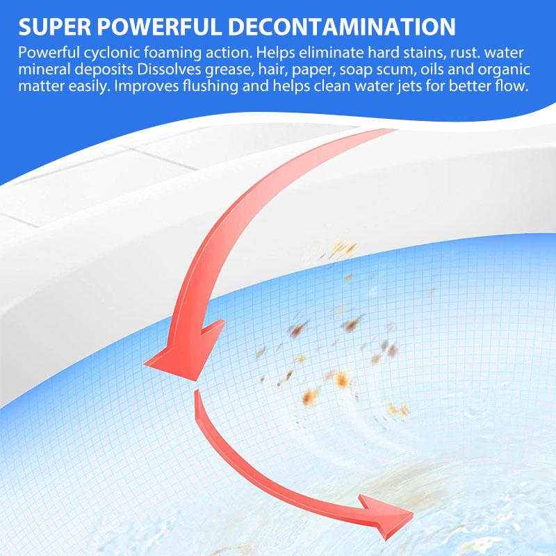 Toilet bombs bleaching agent, 4 pcs.