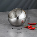 Modern Arc Steel Fruit Bowl