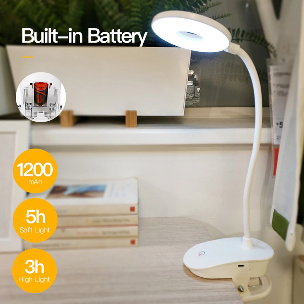 Wireless Bedside Clip-On Lamp